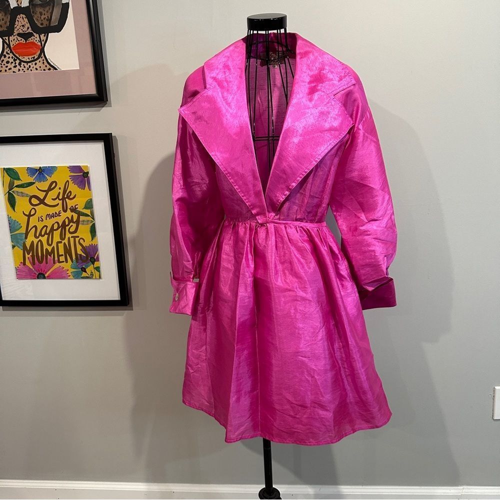 Vintage Huey Francais Pink Wrap Dress
